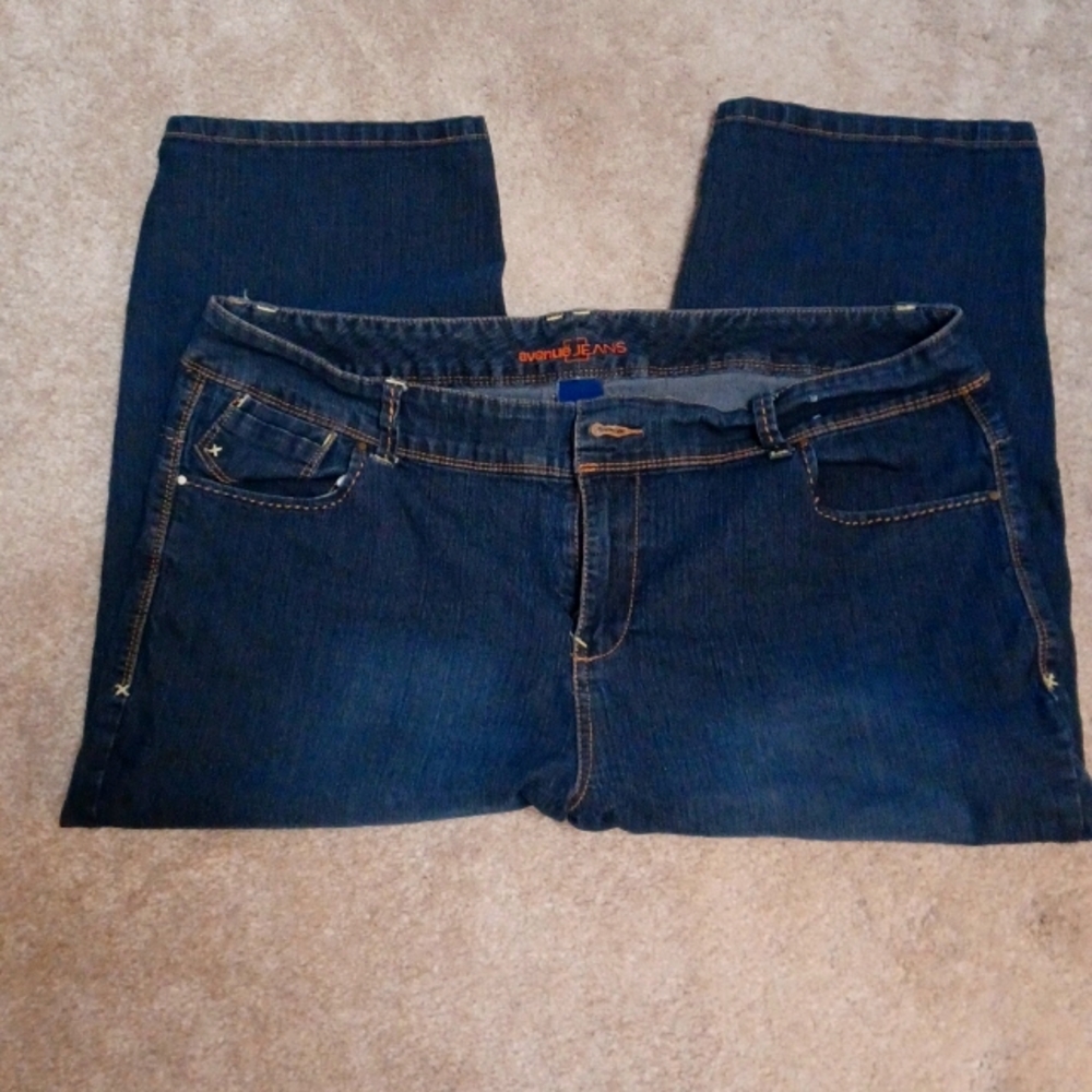 Crop style jeans